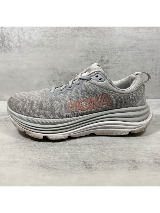 Hoka Shoes - Hoka One One Gaviota 5 Running Shoes - Women's Size 8.5D Wide - Gray